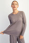 Grey Long Sleeve Top