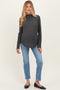 Blue Ankle Slim Straight Leg Maternity Jeans