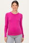 Hot Pink Long Sleeve Maternity Top