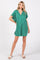 Green Striped Soft Knit Dress