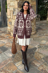 Oatmeal Contrast Pleated Mini Dress