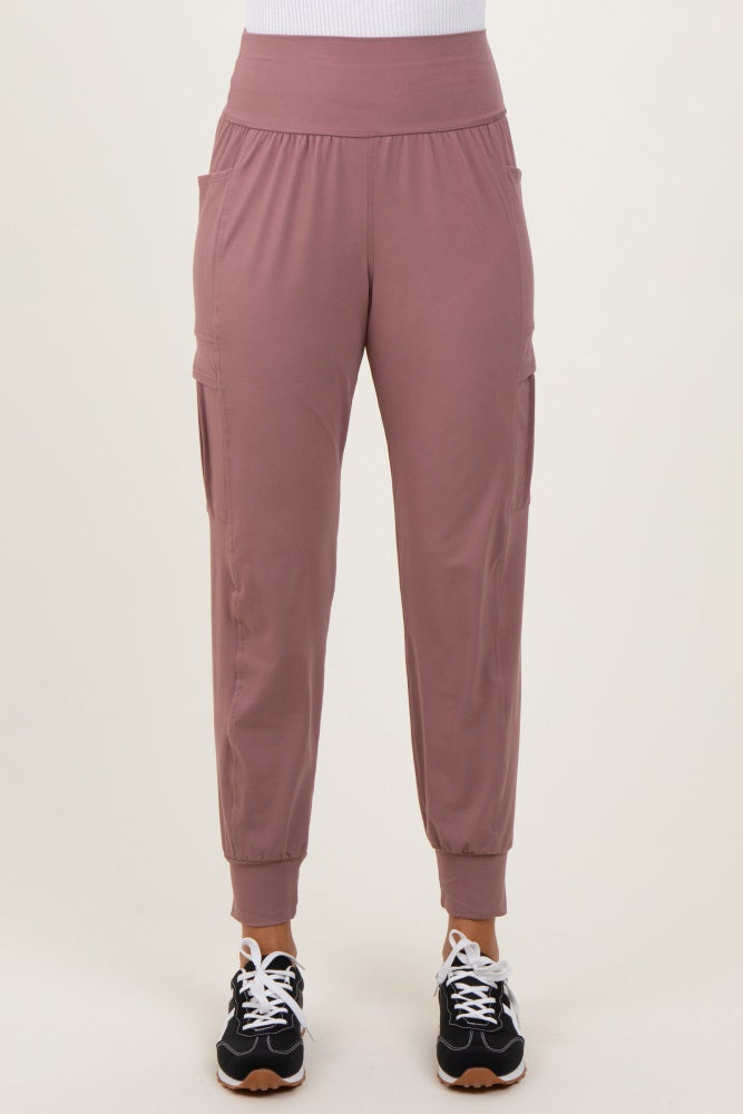 Mauve Cargo Pocket Jogger