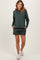 Forest Green Hoodie Shorts Set