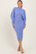 Periwinkle Bodycon Dress And Sweater Set