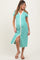 Jade Striped Button Down Maternity Midi Dress
