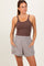 Taupe Elastic Cargo Shorts
