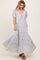 Ivory Tiered Floral Maxi Dress