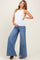 Blue Super Baggy Wide Leg Maternity Jeans