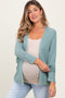 Jade Knit Open Front Maternity Cardigan