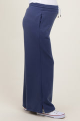 Navy Drawstring Maternity Lounge Pants