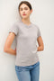 Grey Classic Crewneck T-Shirt