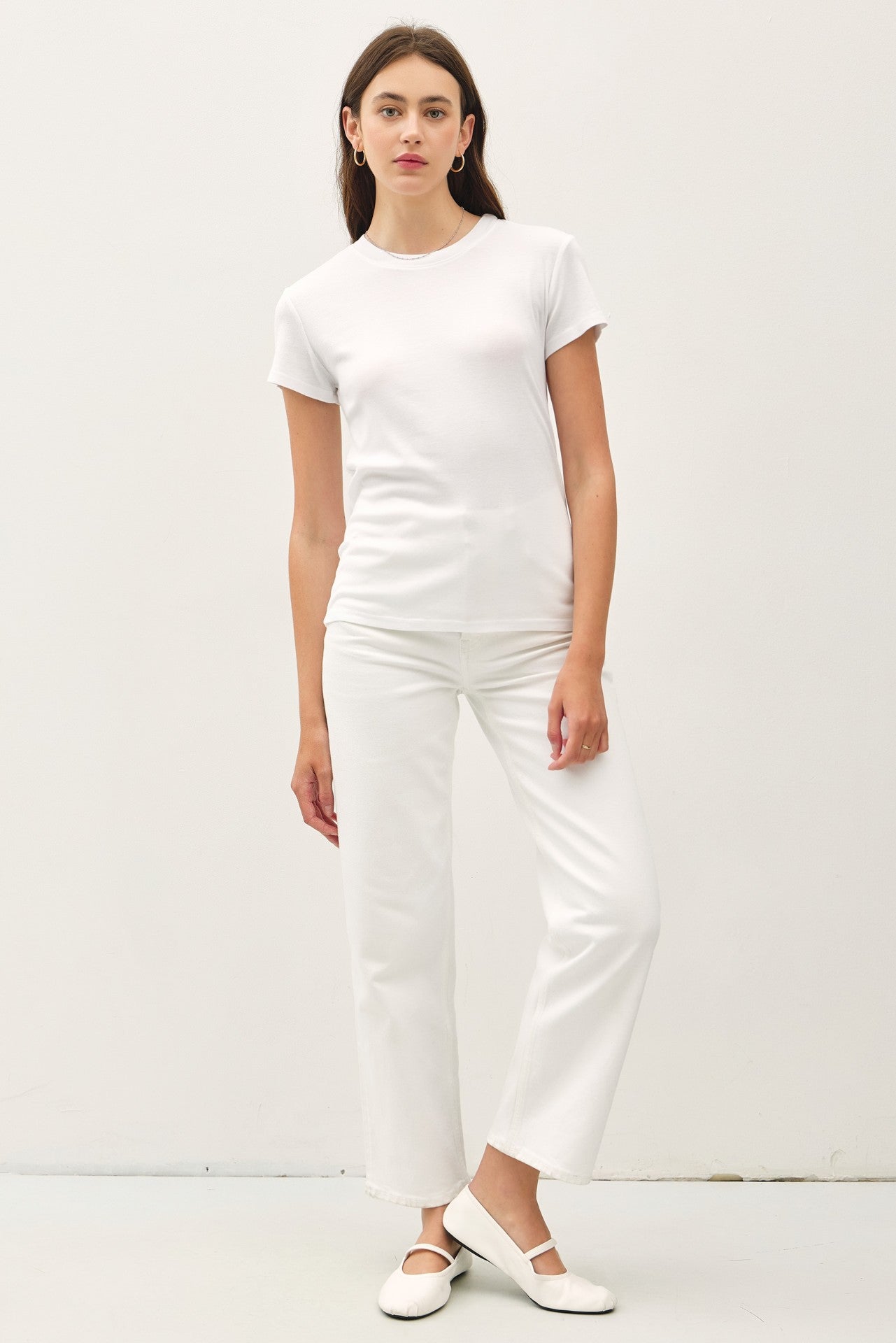 White Classic Crewneck T-Shirt