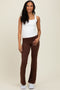 Mocha Active Pocket Flared Leggings