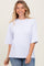 White Crew Neck Oversized Tee