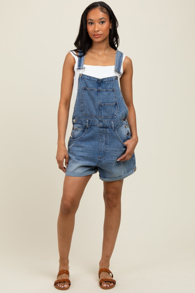 Light Blue Wash Denim Shortalls