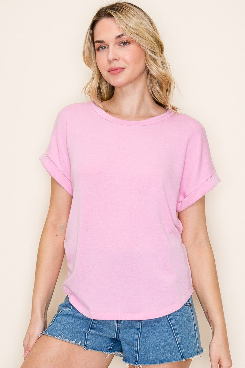 Light Pink French Terry Top