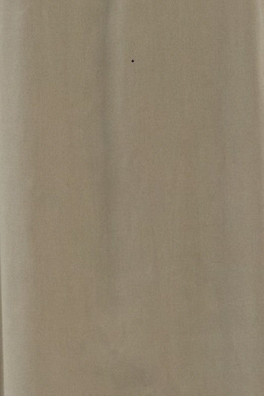 beige wide-leg trousers with a smooth fabric and a relaxed fit