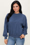 Navy Long Sleeve Sweatshirt