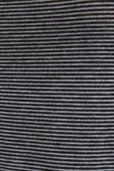 Black Striped Boat Neck Long Sleeve Top