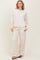 Cream Crewneck Pullover Pant Set