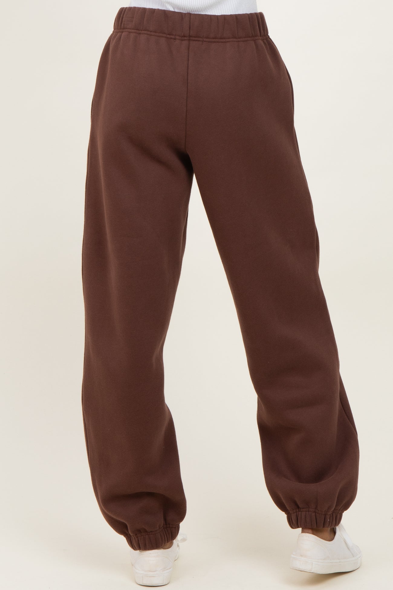 Brown Fleece Sweatpants