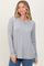 Heather Grey Long Sleeve Top