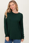 Forest Green Long Sleeve Top