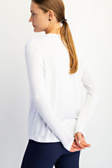 White Long Sleeve Top