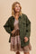 Olive Garment Washed Utility Jacket