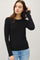 Black Long Sleeve Top