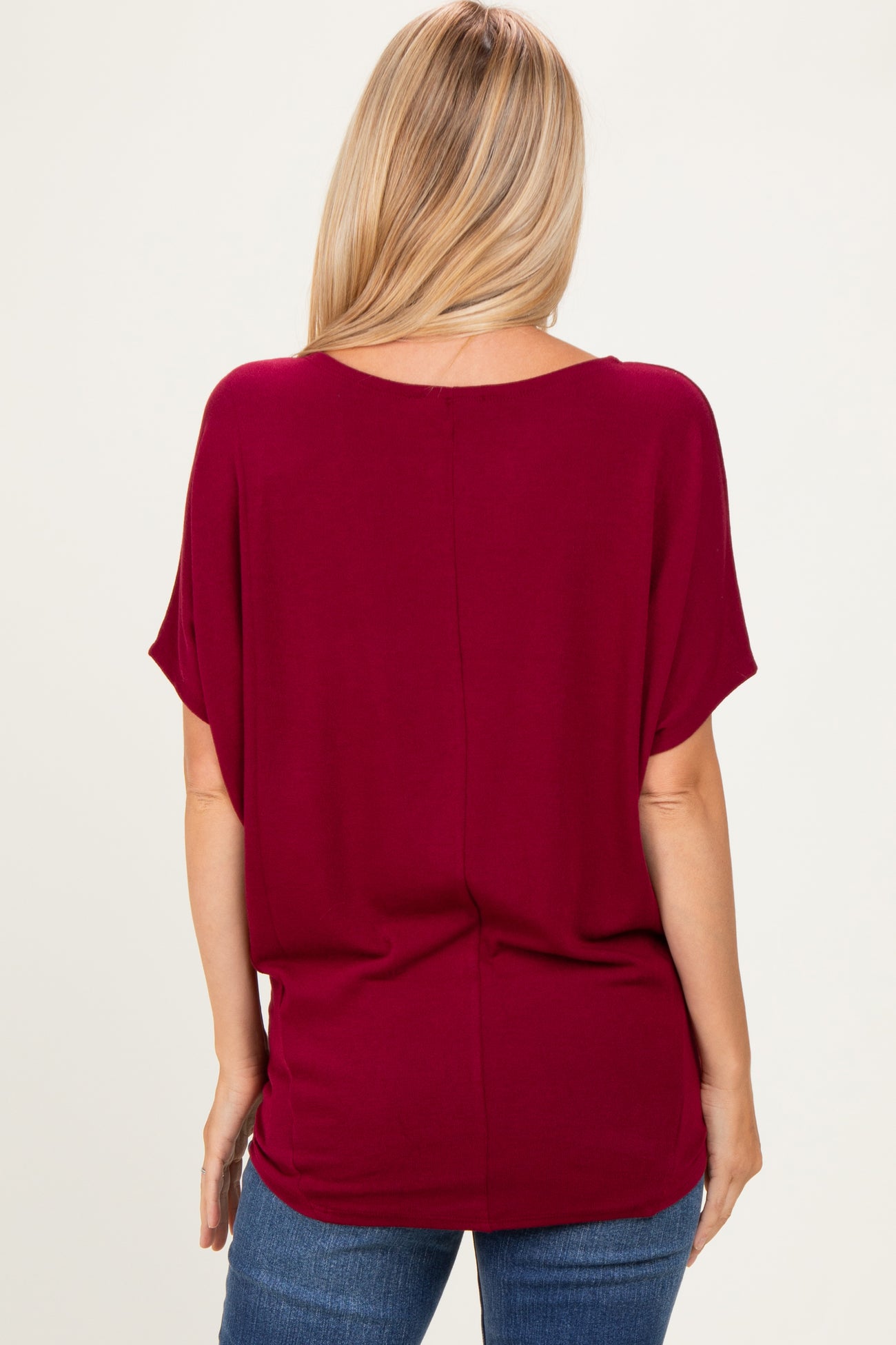 Cabernet Dolman Sleeve Boat Neck Top