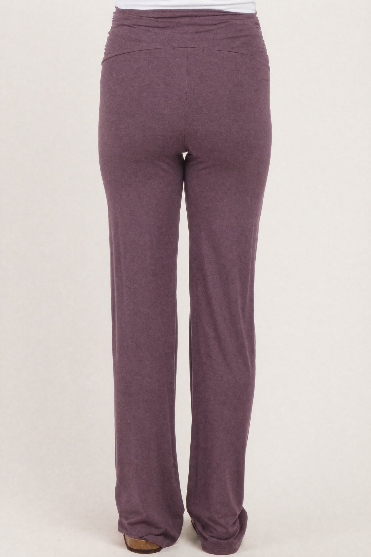 PinkBlush Purple Foldover Maternity Lounge Pants