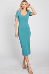 Jade Fitted Midi Dress