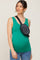Green Seamless Maternity Tank Top