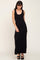 Black Basic Sleeveless Maxi Dress