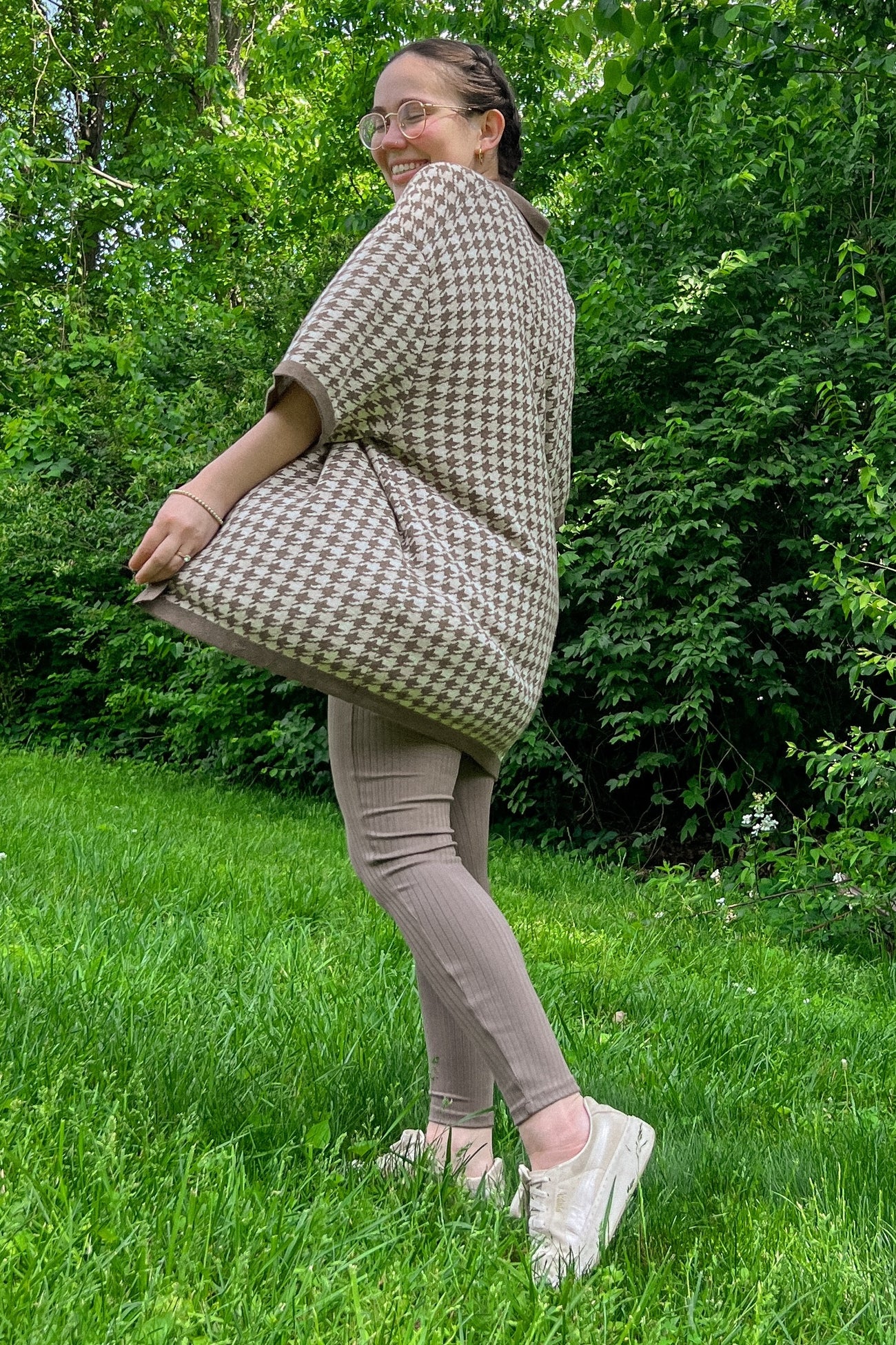 Taupe Ribbed Bodycon Jumpsuit