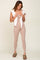 Taupe Ribbed Sleeveless Jumpsuit