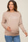 Beige Ultra Soft Mother Maternity Sweatshirt