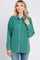 Emerald Green Corduroy Button Up Top