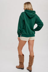 Forest Green Basic Fleece Hoodie
