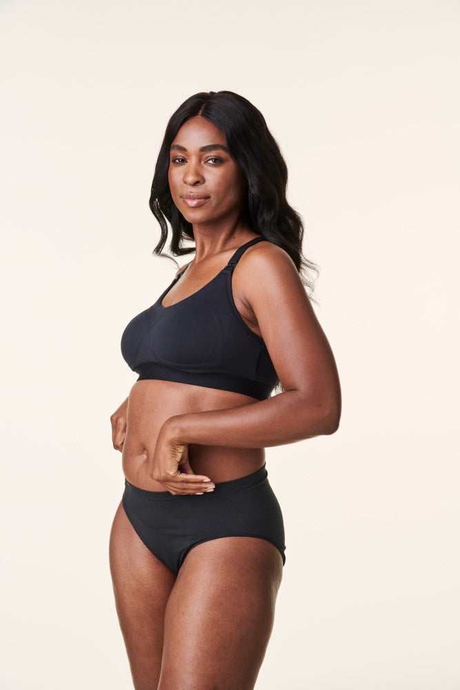 Black Bravado Designs Tranquil Maternity & Nursing Low Impact Sports Bra