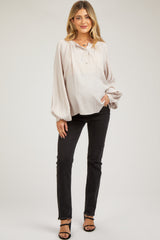 Black Slightly Distressed Skinny Jeans