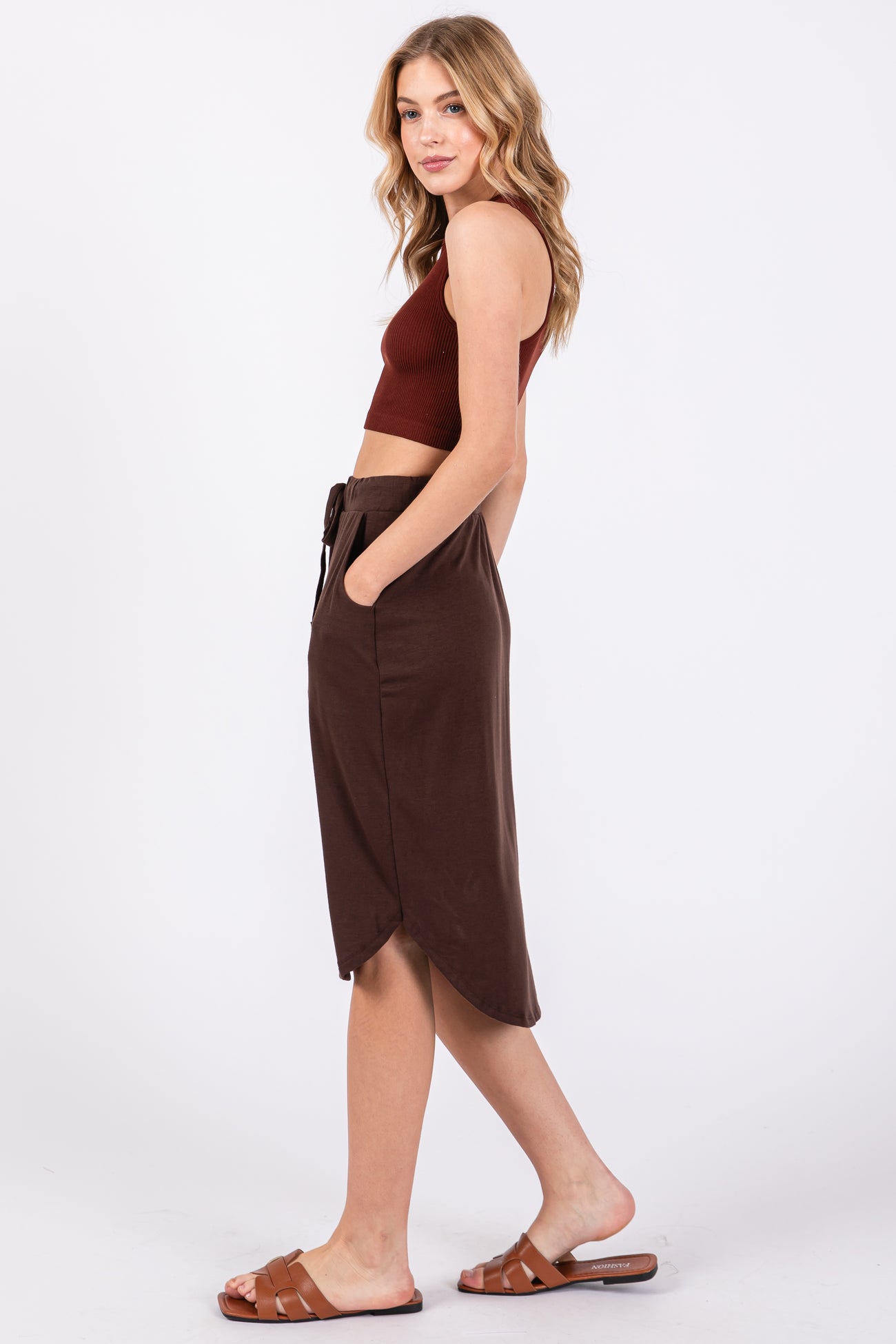 Brown Skirt
