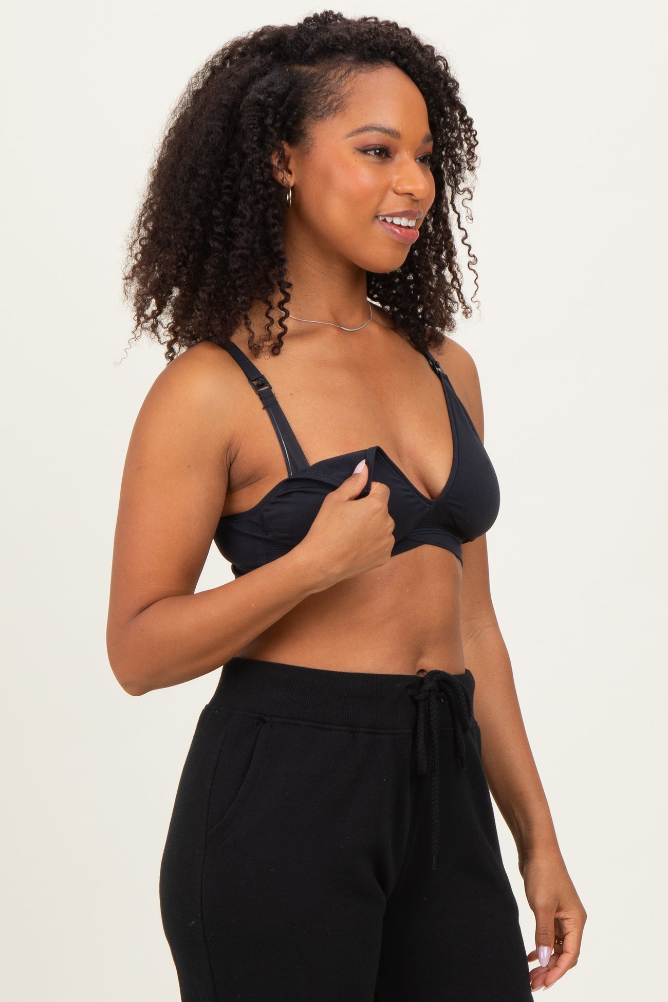 Black Bravado V-Neck Nursing Bra