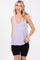 Lavender V-Neck Tank Top