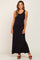 Black Sleeveless Maxi Dress