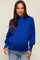 Royal Knit Long Sleeve Mock Neck Maternity Top